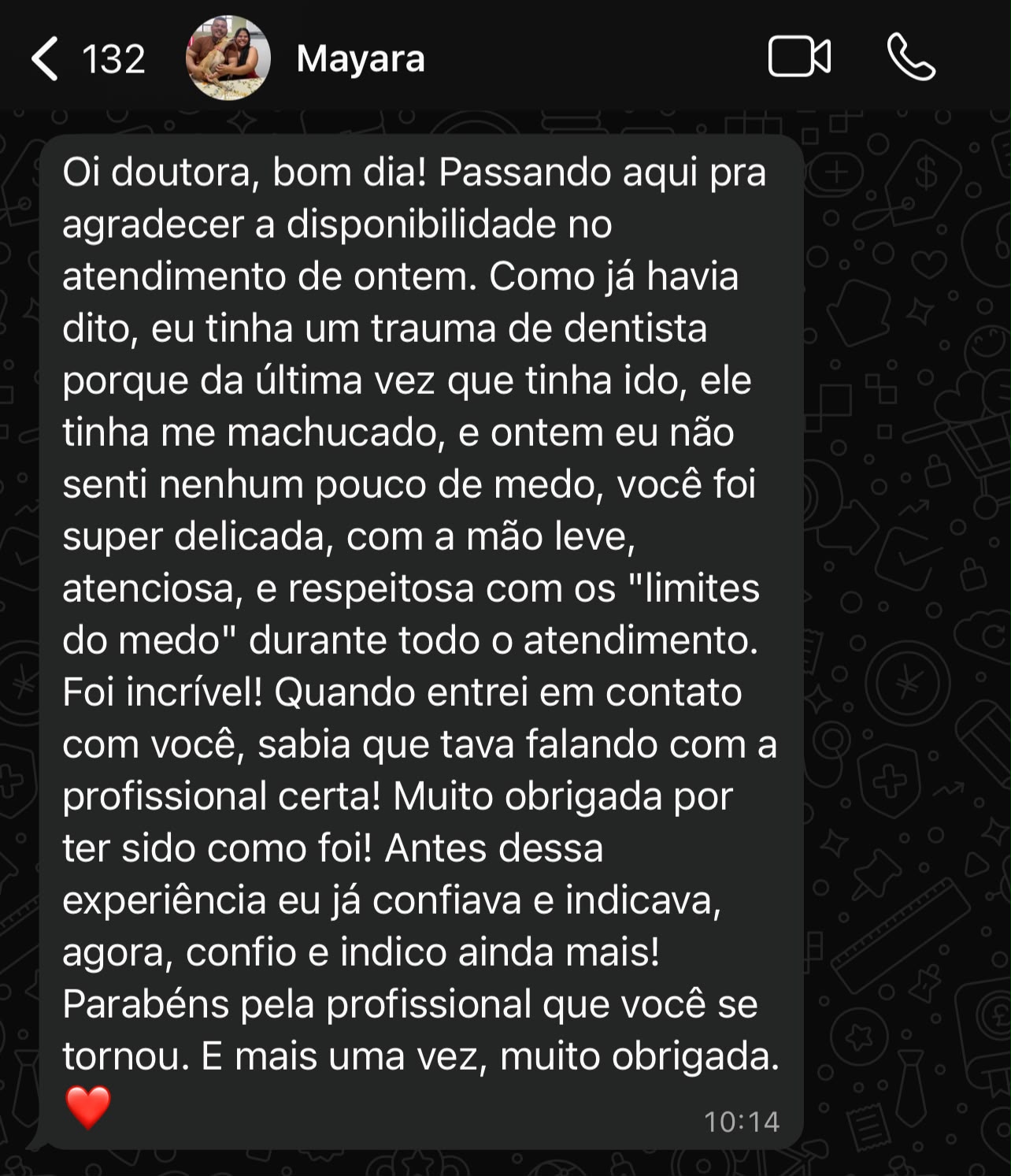Depoimento de Mayara